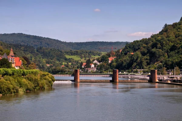 Heidelberg csatorna zárolása — Stock Fotó