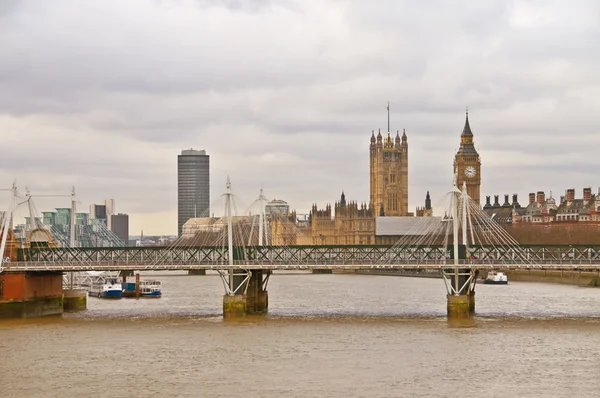 View over the thames — Stock Photo, Image