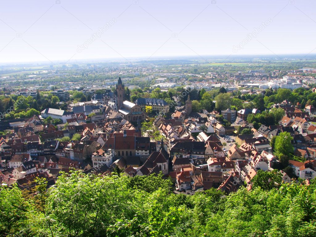 Weinheim from above