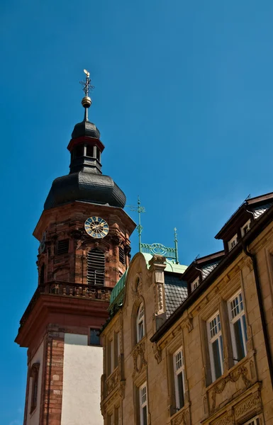Heidelberg mainstreet kostel — Stock fotografie