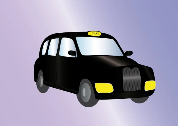 Чёрное такси — стоковое фото
