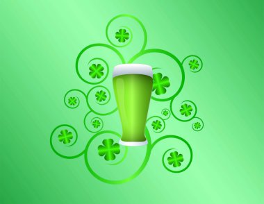 St Patricks day pint clipart