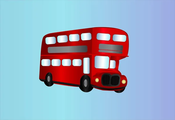 Autobuz dublu decker — Vector de stoc