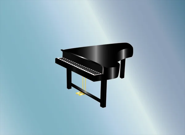 Klassisches Klavier — Stockvektor