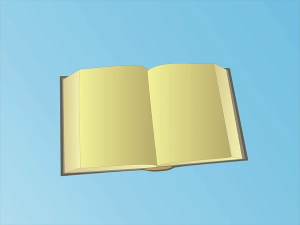 Open book — Stock Vector