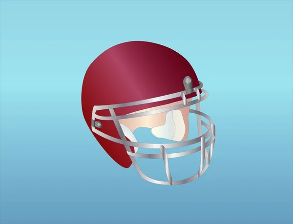 Футбольный шлем (задний план на отдельном слое  ) — стоковый вектор