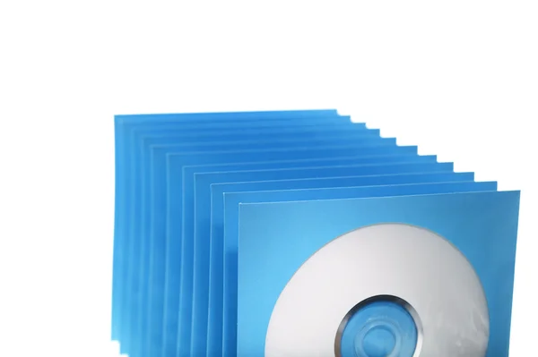Brightly colored disc sleeves — Stock Photo, Image