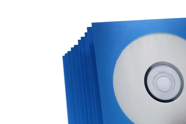 Brightly colored disc sleeves — Stock Photo, Image