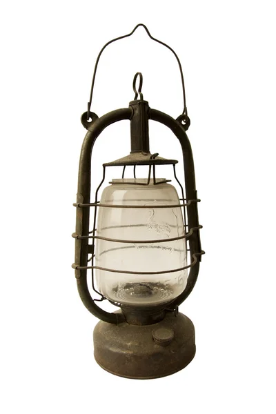 A velha lâmpada no branco — Fotografia de Stock