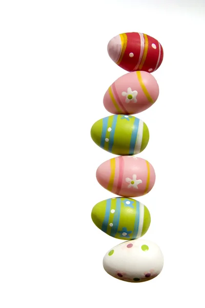 Pile of Easter eggs — Stock Photo, Image