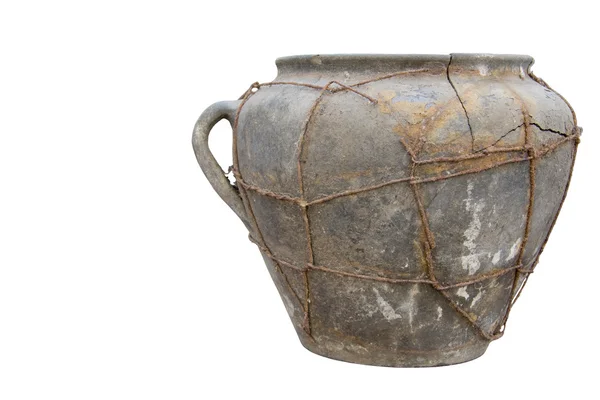 Old pot with the handle — Stock Photo, Image