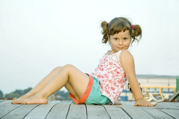 De kleine vrouw van de mode — Stockfoto