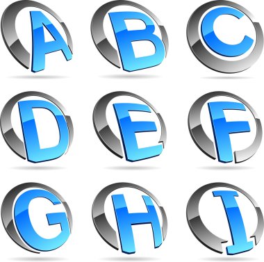 Company symbols. clipart