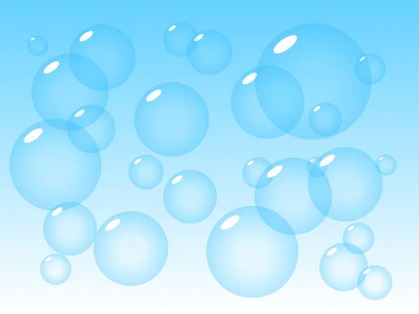 Bubliny v nebi. — Stockový vektor