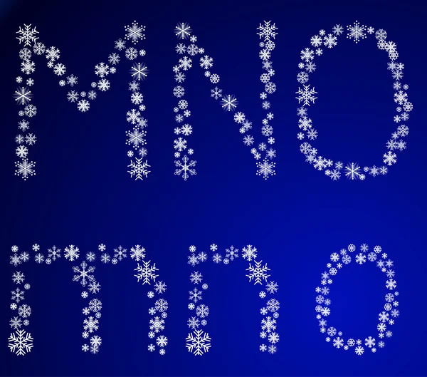 Lettres MNO . — Image vectorielle