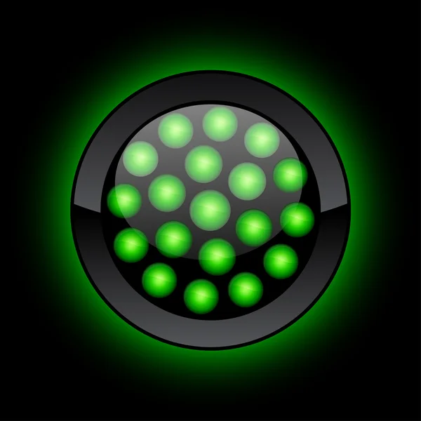 Bouton LED . — Image vectorielle