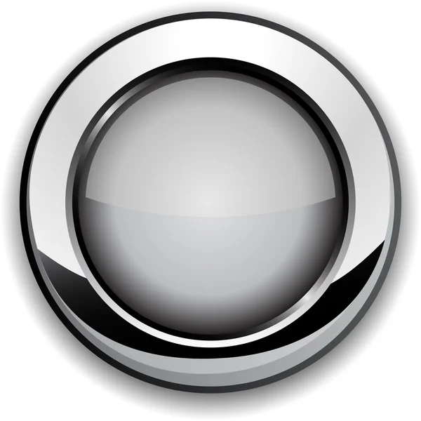 Botón gris . — Archivo Imágenes Vectoriales