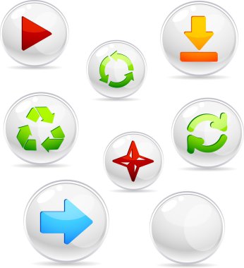 Arrows Icons. clipart