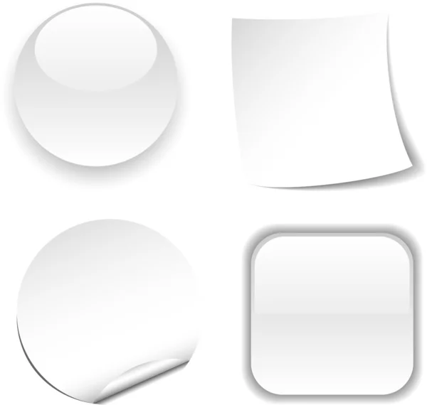 White icons. — Stock Vector