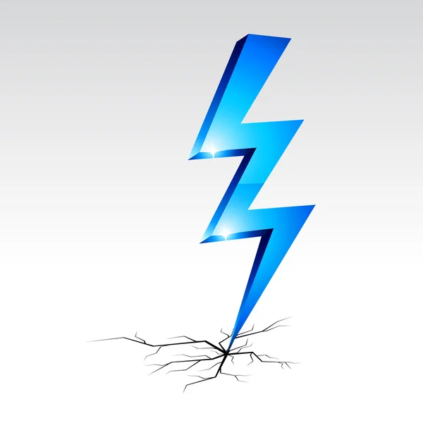 Προειδοποίηση σύμβολο της ηλεκτρικής ενέργειας. — Διανυσματικό Αρχείο