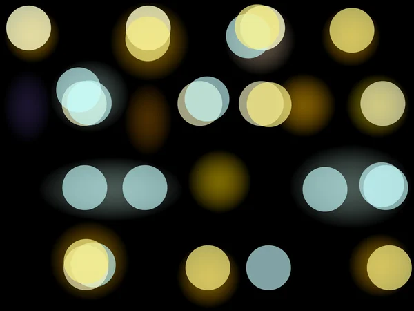 Lumières nocturnes. — Image vectorielle