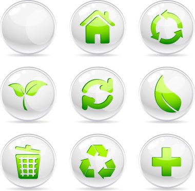 Ecology Icons. clipart