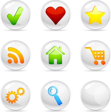 Web Icons. clipart