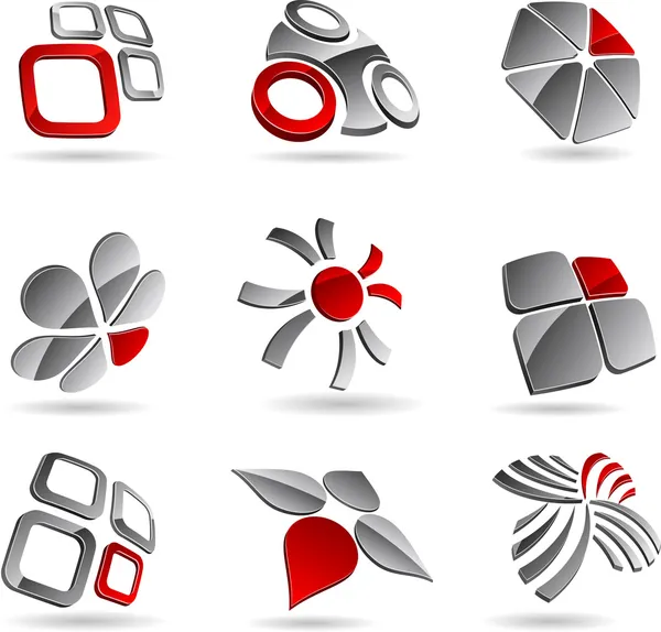 Symboles d'entreprise . — Image vectorielle