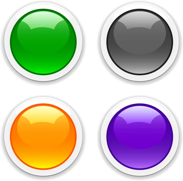 Web buttons. — Stock Vector