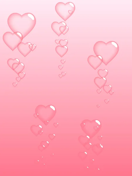 Burbujas de amor . — Vector de stock