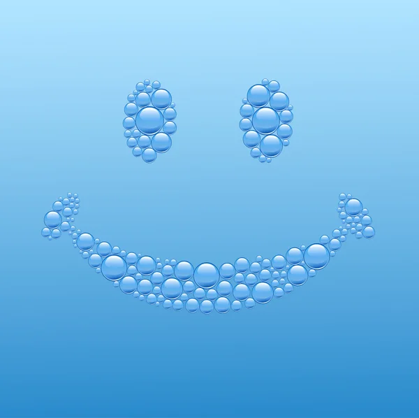 Bubbla smiley. — Stock vektor