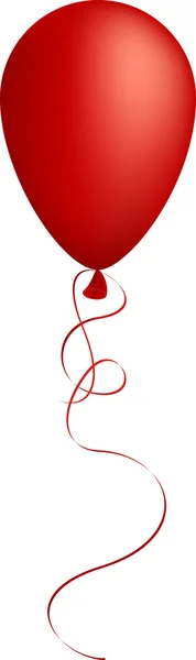 Balon roșu . — Vector de stoc