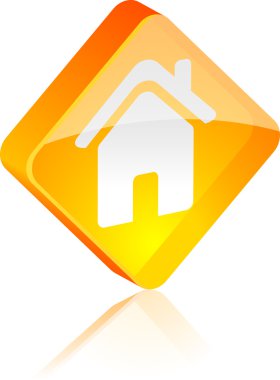 House button. clipart