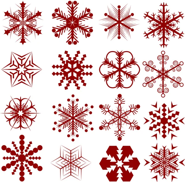Snowflakes. [Vector]. — Stock Vector
