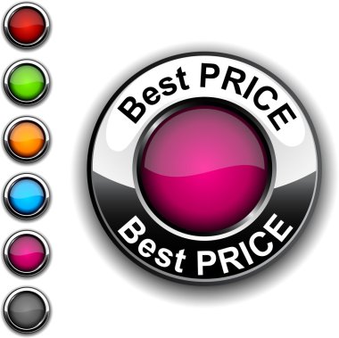 Best price button. clipart