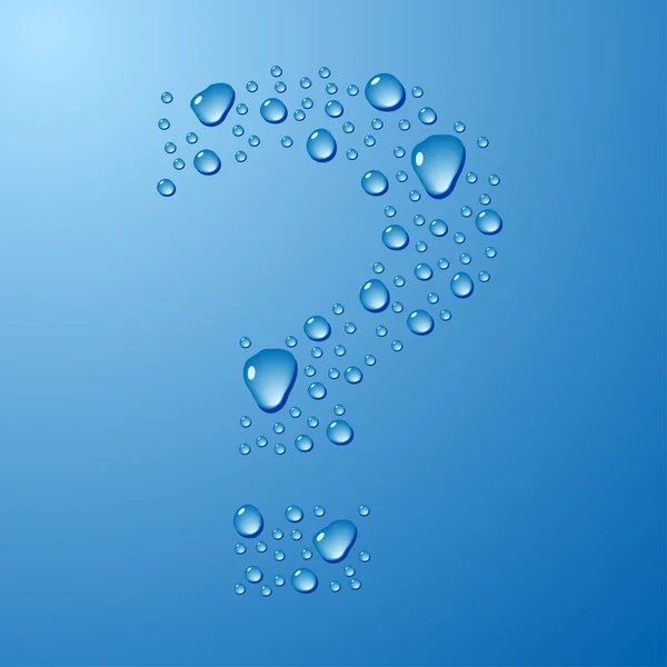 Question de l'eau . — Image vectorielle