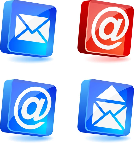 Icônes e-mail . — Image vectorielle