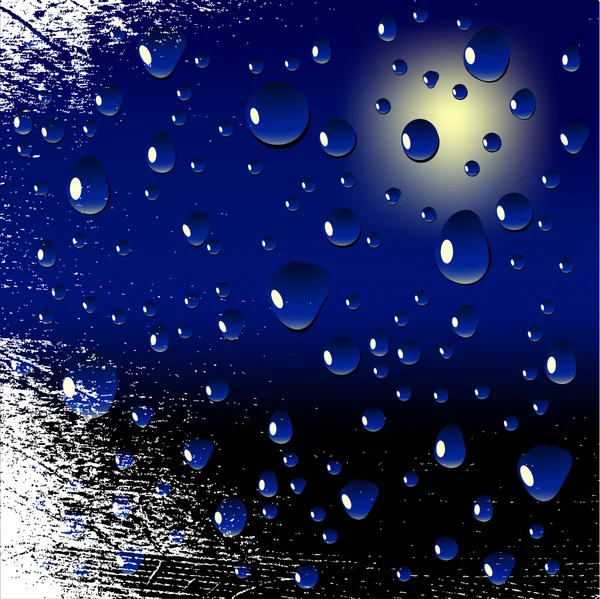 Fenêtre humide . — Image vectorielle