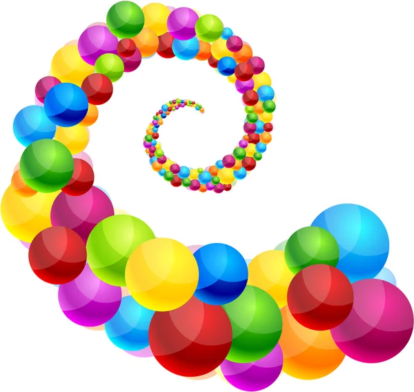 Fondo espiral colorido . — Archivo Imágenes Vectoriales