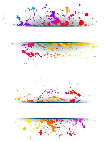 Colorful grunge backgrounds. — Stock Vector