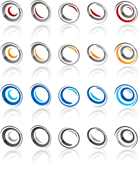 Set van moderne emblemen. — Stockvector