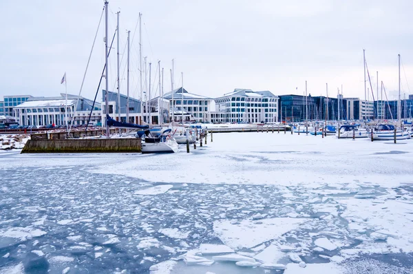 Hafen im Winter — Stockfoto