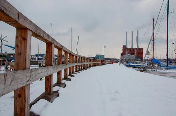 Porto in inverno — Foto Stock