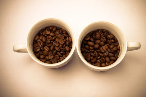 2 filiżanki kawy — Zdjęcie stockowe