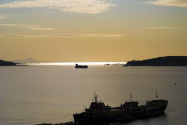 İyi akşamlar. gemiler üzerinde spot-check. Vladivostok.