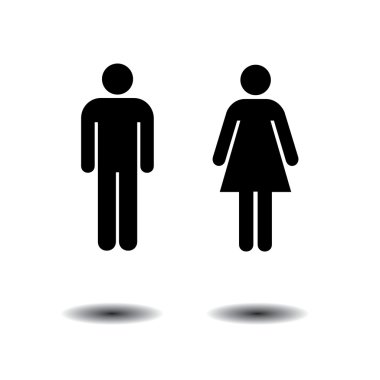 Toilet symbols clipart