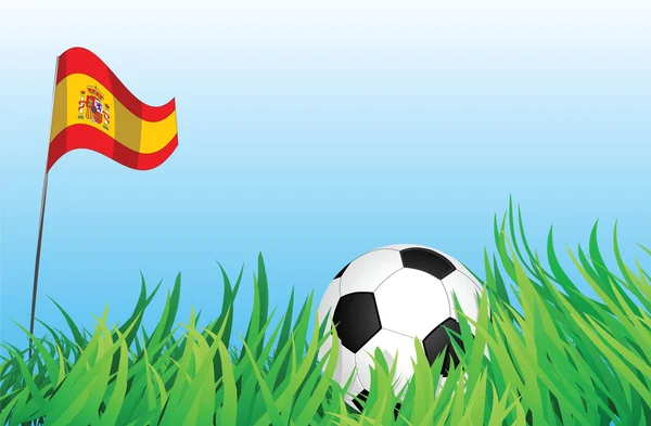 Футбольная площадка, Испания — стоковый вектор