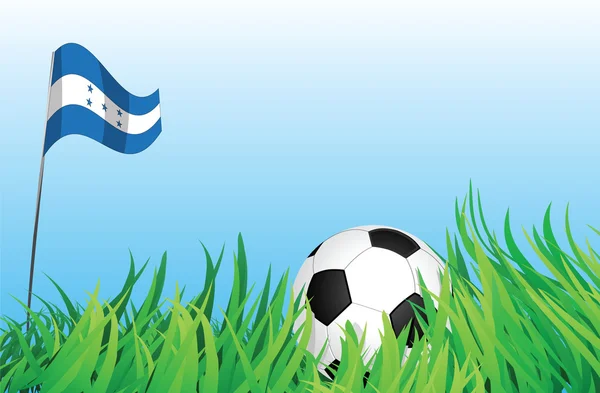 Aire de jeux de football, honduras — Image vectorielle