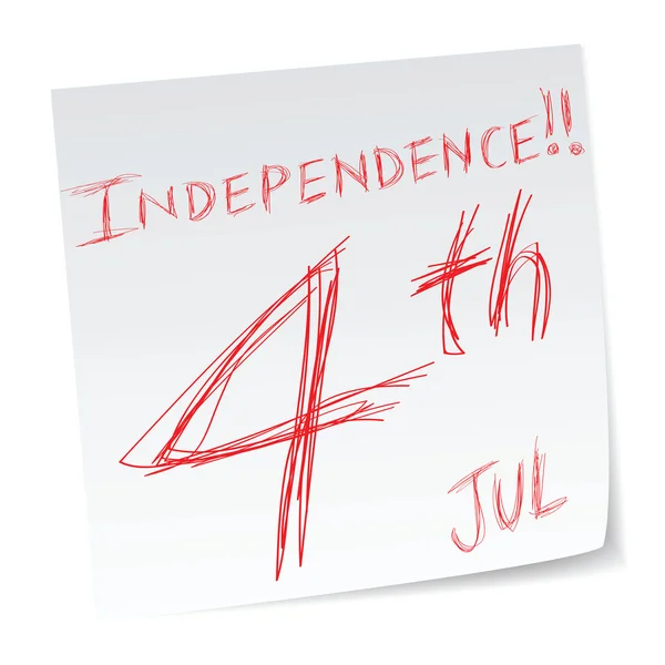 Onafhankelijkheidsdag — Stockvector