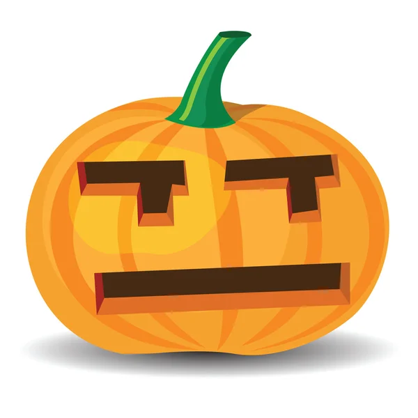 Dovleac de Halloween — Vector de stoc